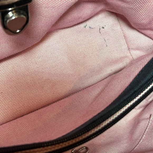 Dooney & Bourke Vintage Black Monogram Large Canvas Purse Shoulder Bag #K8918219 - Picture 10 of 13